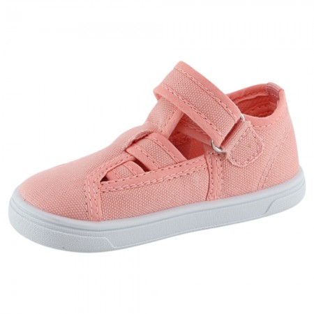 Sandalias de lona barefoot Blanditos Molly Coral