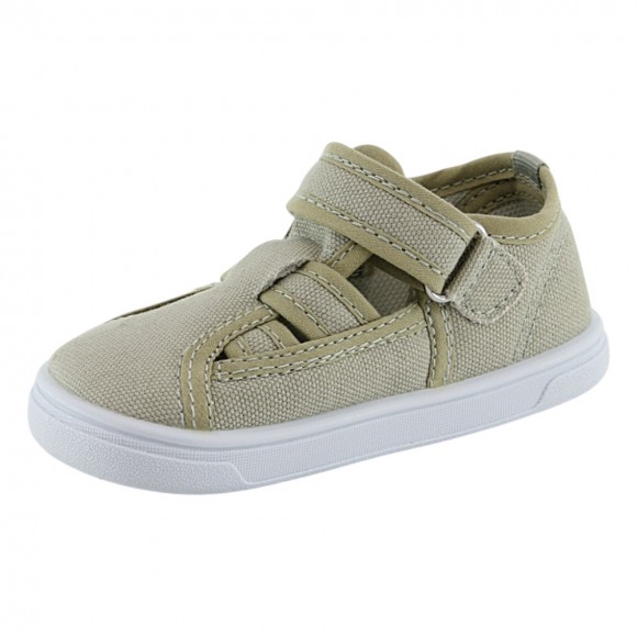 Sandalias de lona barefoot Blanditos Molly Kaki