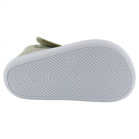 Sandalias de lona barefoot Blanditos Molly Kaki