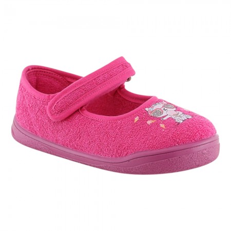 Zapatillas de casa ZapyFlex Gato Fucsia