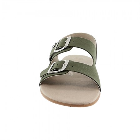 Sandalias barefoot Coqueflex 1560 3 hebillas Kaki