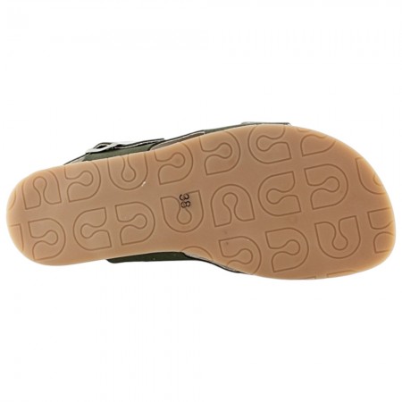 Sandalias barefoot Coqueflex 1560 3 hebillas Kaki