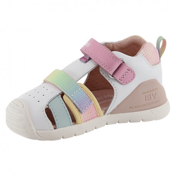 Sandalias Biomecanics 262111 Blanco-Multi