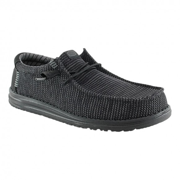 Zapatos Hey Dude Wally Stretch Sox Negro