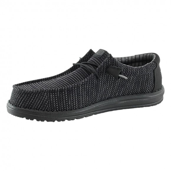 Zapatos Hey Dude Wally Stretch Sox Negro