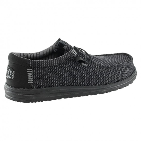 Zapatos Hey Dude Wally Stretch Sox Negro