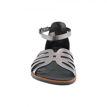 Sandalias barefoot Vivant Helia Metal Acero