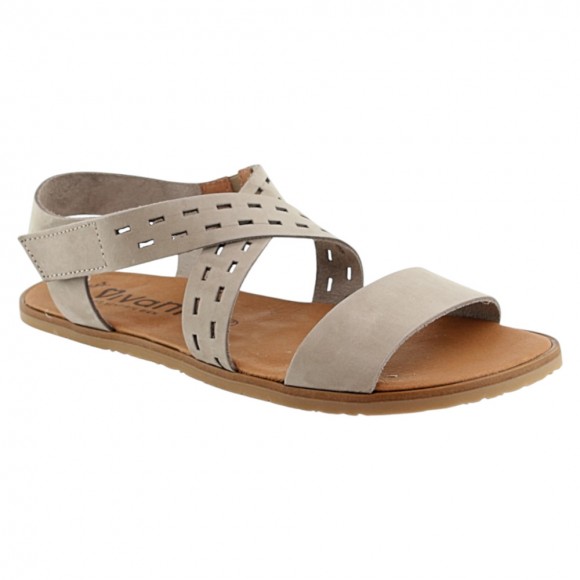 Sandalias barefoot Vivant Alba Nobuck Gris