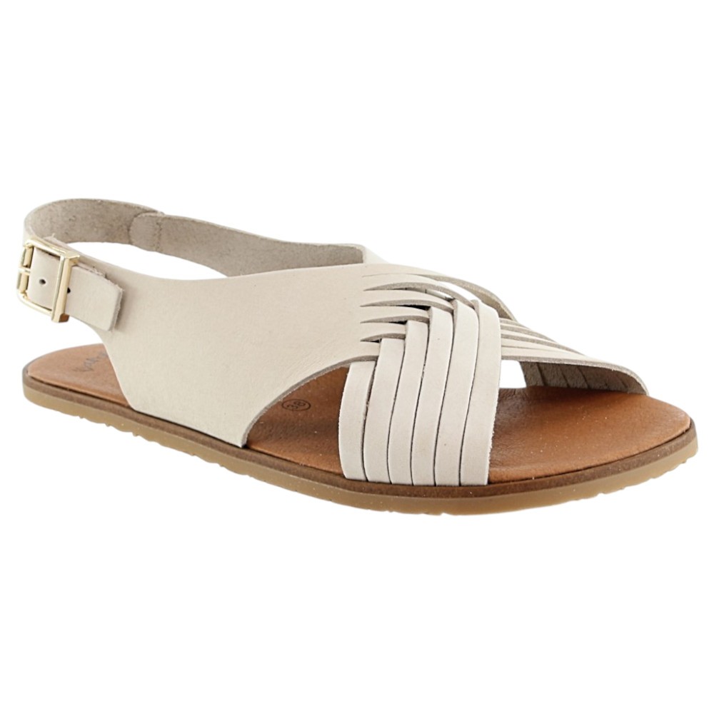 Sandalias barefoot Vivant Dalia Nobuck Hielo