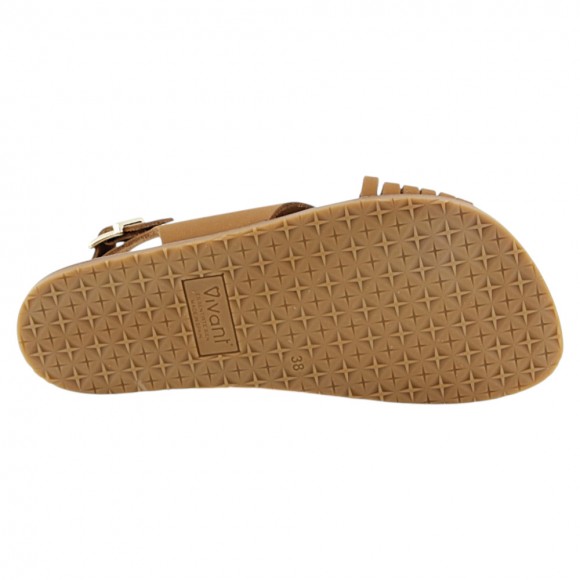 Sandalias barefoot Vivant Dalia Nobuck Cuero