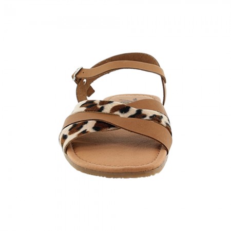 Sandalias barefoot Terreta Jubalcoi Cuero-Leopardo
