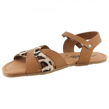 Sandalias barefoot Terreta Jubalcoi Cuero-Leopardo