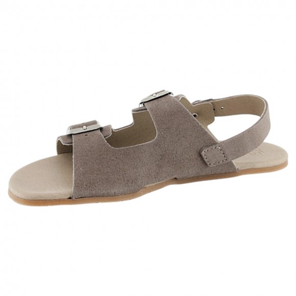 Sandalias barefoot Coqueflex 3 hebillas 1560 Gris