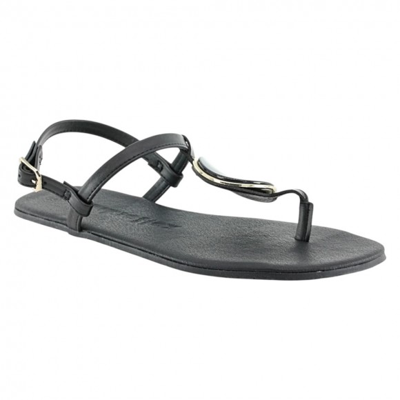 Sandalias barefoot 1566 Negro detalle