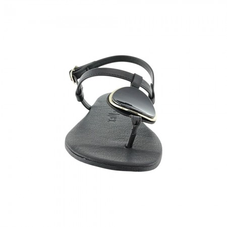 Sandalias barefoot 1566 Negro detalle