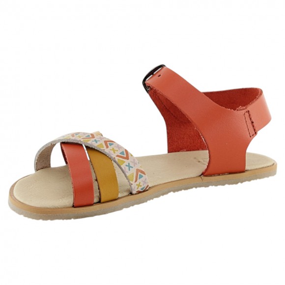 Sandalias Barefoot Flexi Nens 5126-PR suela Prime Multi Naranja