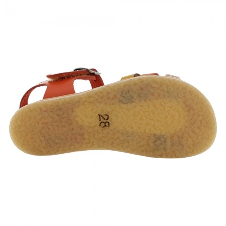Sandalias Barefoot Flexi Nens 5126-PR suela Prime Multi Naranja