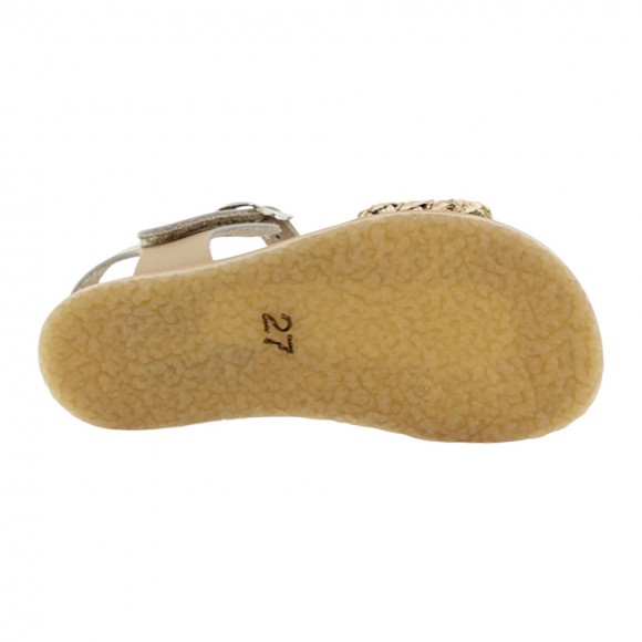 Sandalias barefoot Flexi Nens 5749-PR suela Prime Camel-oro