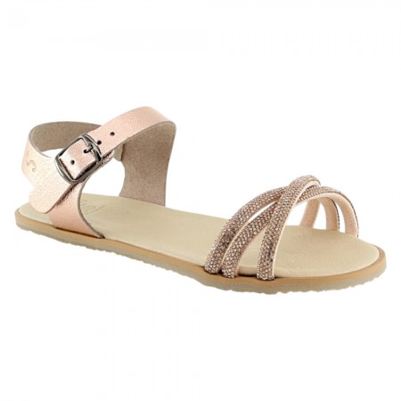 Sandalias Barefoot Flexi Nens 5125-PR suela Prime rillantes Nude