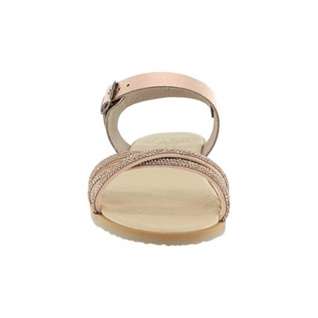 Sandalias Barefoot Flexi Nens 5125-PR suela Prime rillantes Nude