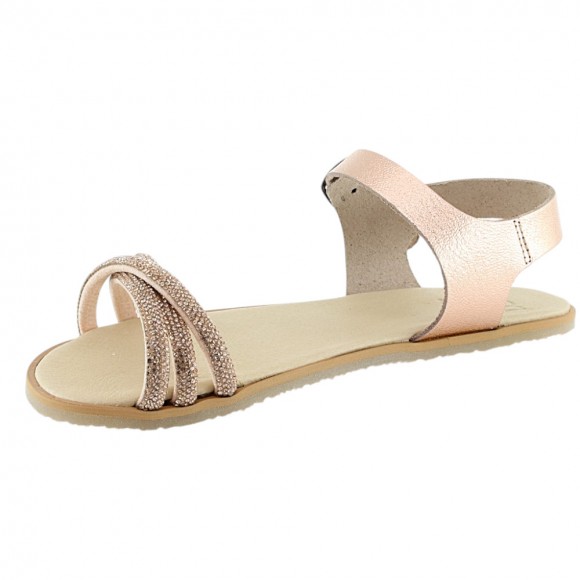 Sandalias Barefoot Flexi Nens 5125-PR suela Prime rillantes Nude