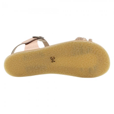 Sandalias Barefoot Flexi Nens 5125-PR suela Prime rillantes Nude