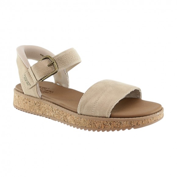 Sandalias Skechers Slip-Ins Bobs Sun Vibe Beige