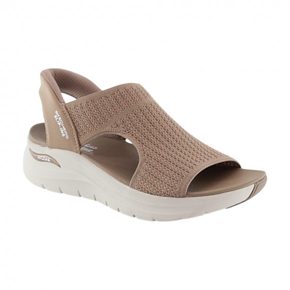 Sandalias Skechers Slip-Ins Arch Fit Marrón