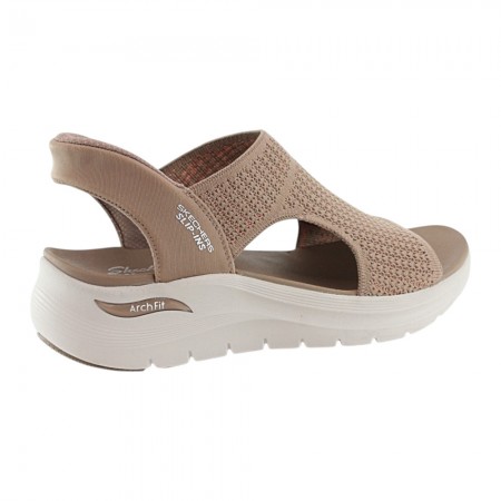 Sandalias Skechers Slip-Ins Arch Fit Marrón