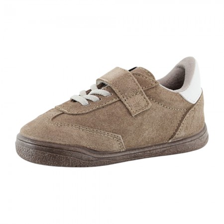 Zapatos barefoot ZapyFlex Dpto Velcro y elástico marrón