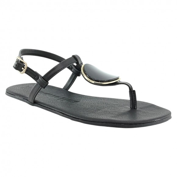Sandalias barefoot 1566 Negro detalle
