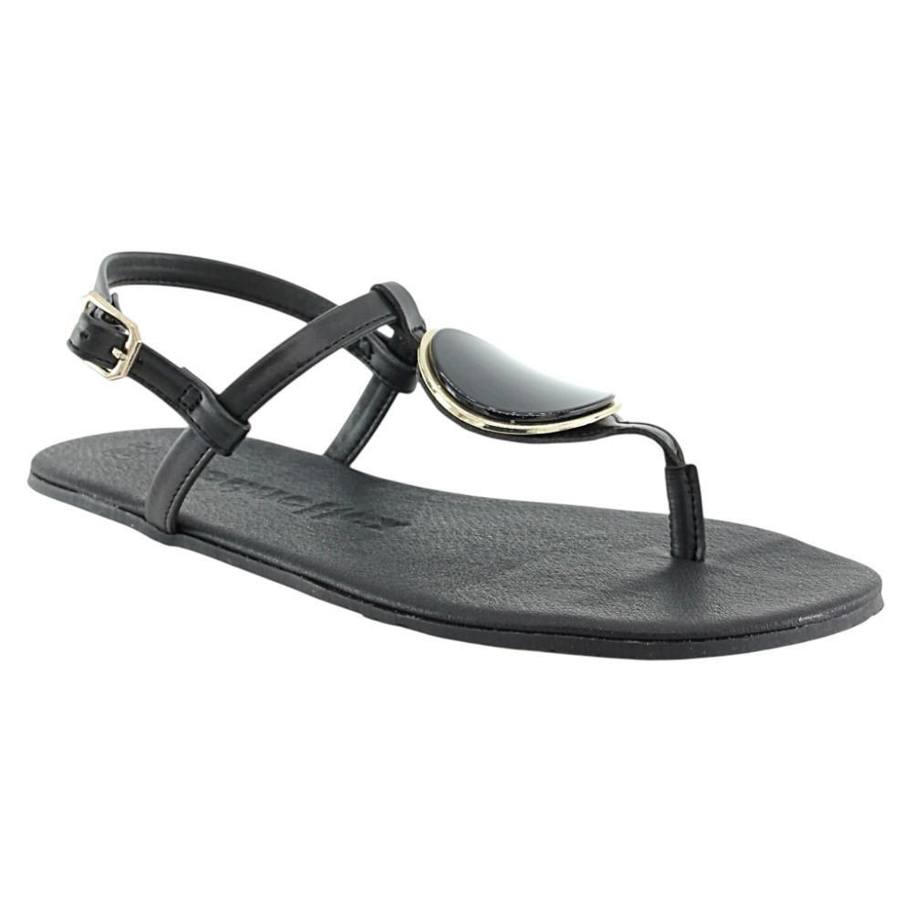 Sandalias barefoot 1566 Negro detalle