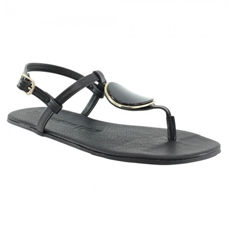 Sandalias barefoot 1566 Negro detalle