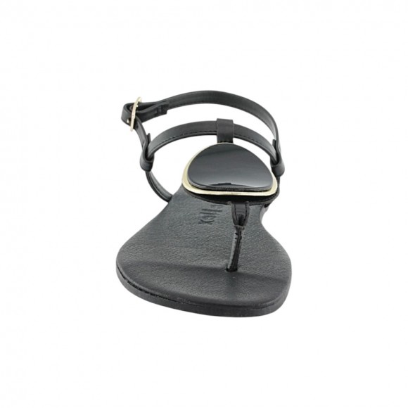 Sandalias barefoot 1566 Negro detalle