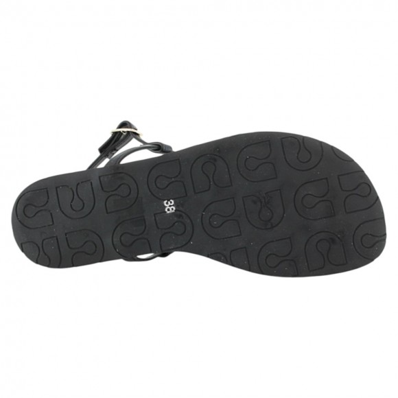 Sandalias barefoot 1566 Negro detalle