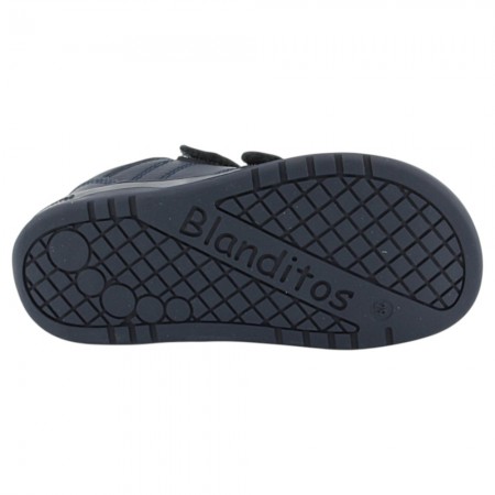 Zapatos colegiales barefoot Blanditos Aneto Marino