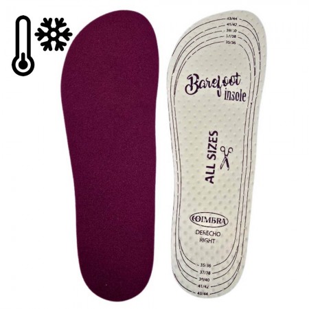 Plantillas Barefoot adulto recortables Coimbra Invierno Polar