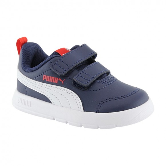 Zapatillas Puma Courtflex V3 Marino-Rojo