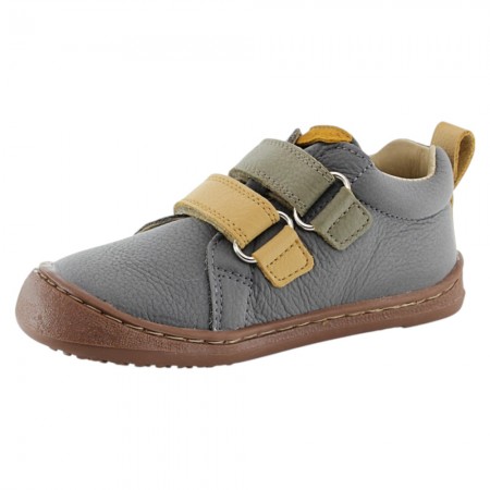 Botines barefoot Flexi Nens 9010-R Gris-Verede-Amarillo