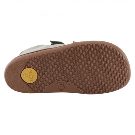 Zapatos barefoot Flexi Nens 9022-R Verde Suela Respetuoso