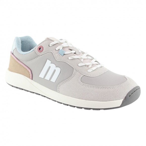 Zapatillas Mustang Free Apolo Beige-Plata
