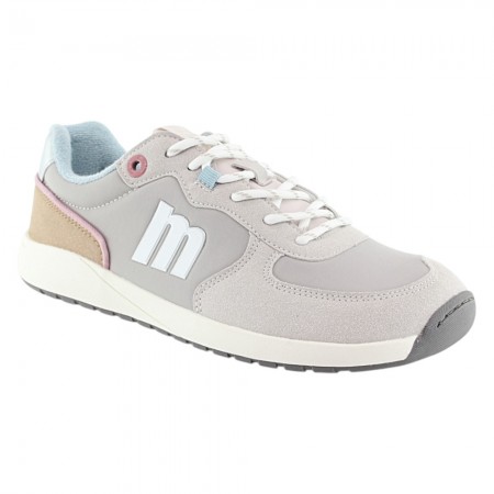 Zapatillas Mustang Free Apolo Beige-Plata