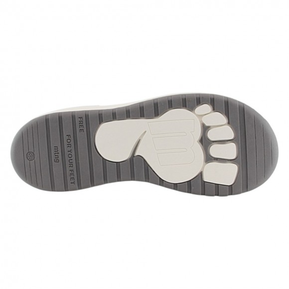 Zapatillas Mustang Free Apolo Beige-Plata