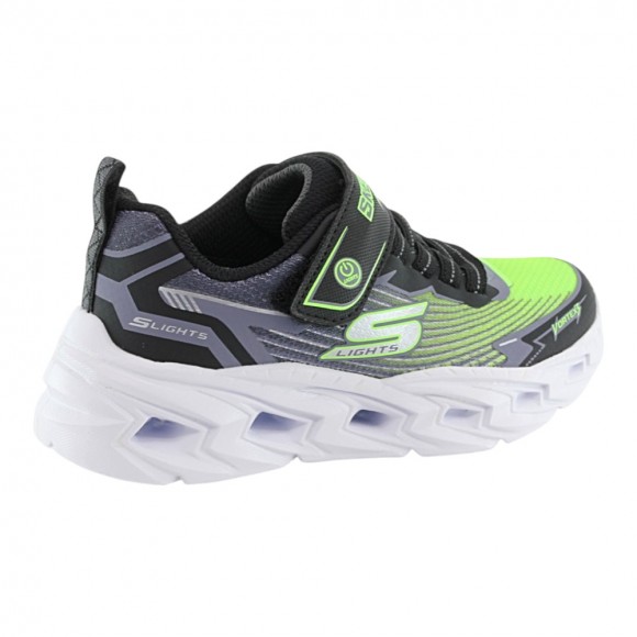 Zapatillas con luces Skechers Vortex 3.0 Negro-Lima