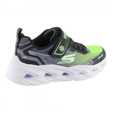 Zapatillas con luces Skechers Vortex 3.0 Negro-Lima