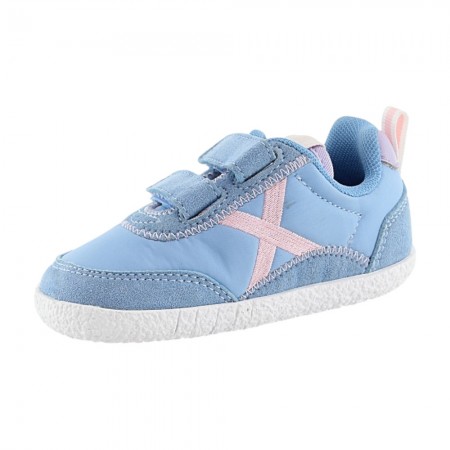 Zapatillas barefoot Munich Baby Koda Tuquesa-Rosa