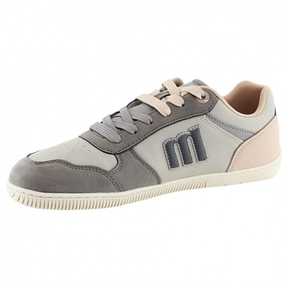 Zapatillas Barefoot Mustang Free Aria Gris-Rosa