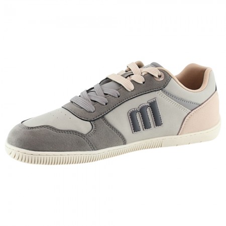 Zapatillas Barefoot Mustang Free Aria Gris-Rosa