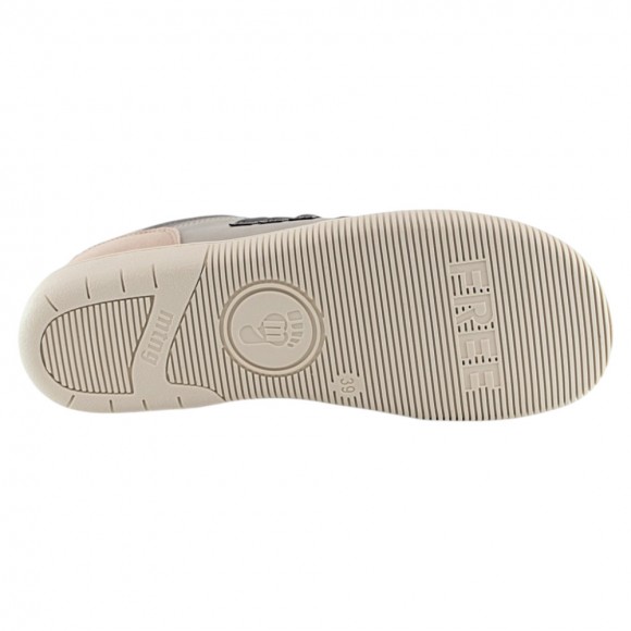 Zapatillas Barefoot Mustang Free Aria Gris-Rosa