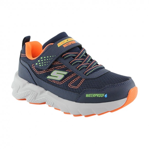 Zapatillas Skechers waterproof Aquavek Azul-Naranja